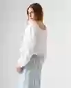 Camisa Mujer Blanco Talla L 612G009_BLA110601