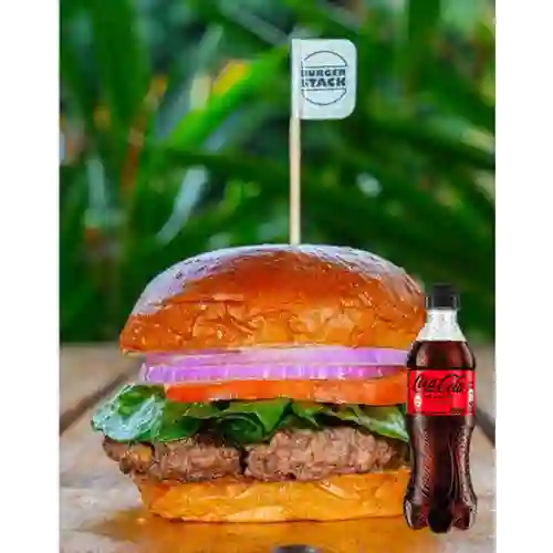 Combo Stacker Maxi + Coca Cola Sin Azúcar 400 ml