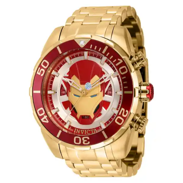 Reloj Hombre Marvel Dorado 43056 Invicta