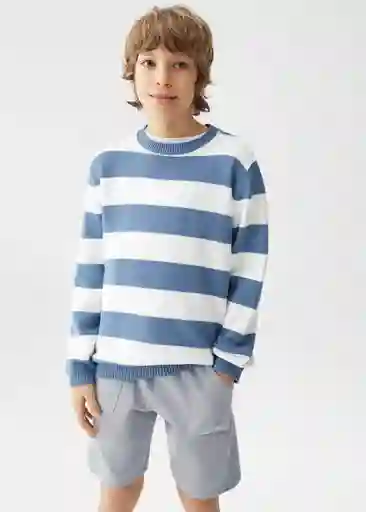 Bermuda Richard Gris Talla 12 Niños Mango