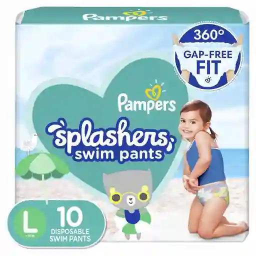 Pañal Para Nadar Pampers Splashers Talla 5 10 Und