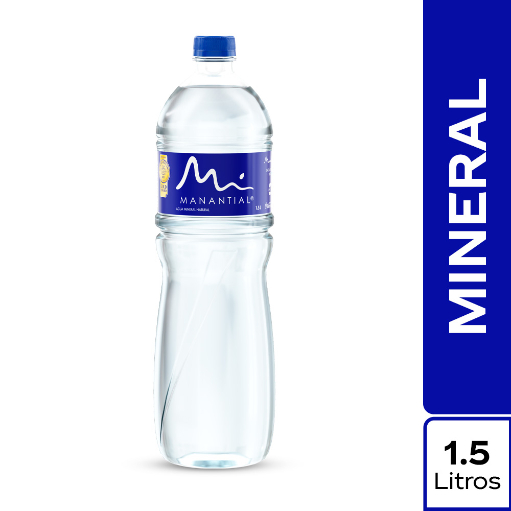 Agua Manantial Sin Gas Botella 1500 ml