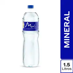 Agua Manantial Sin Gas 1.5L