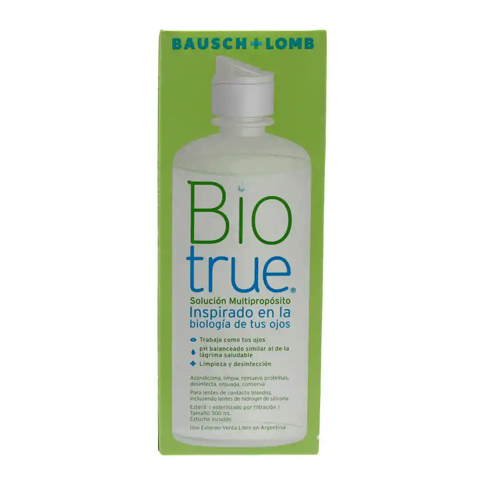 Bio True Solución Multipropósito para Lentes de Contacto