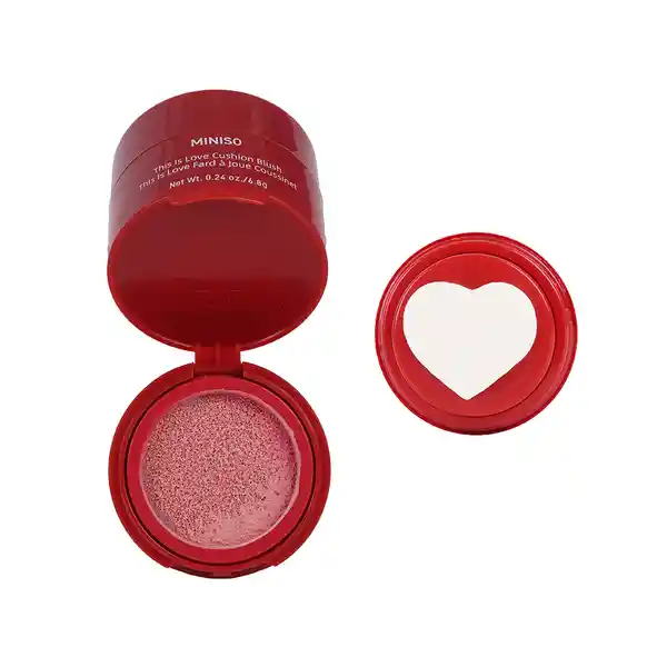 Rubor Con Aplicador de Esponja This is Love 03 Miniso