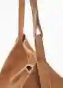 Bolso G Loto Camel Talla 99 Mujer Mango