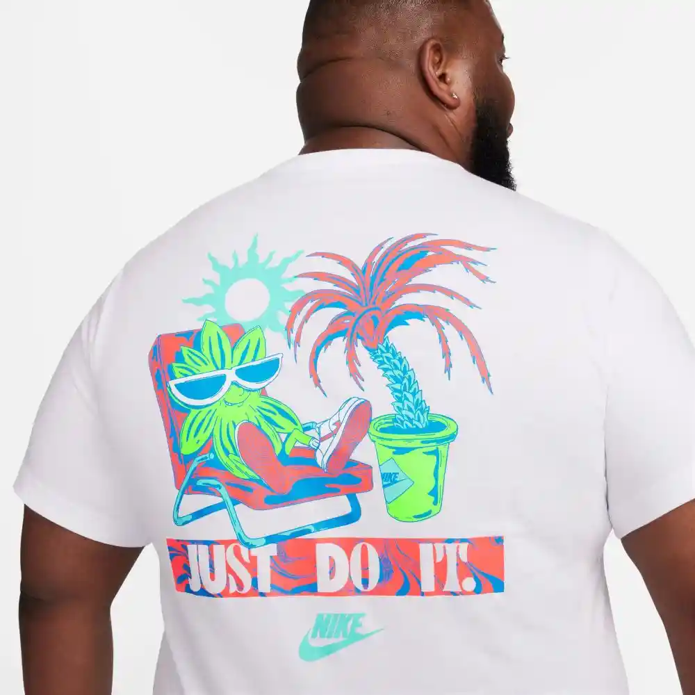 Nike Camiseta u Nstee Spring Break Sun Hombre Blanco L