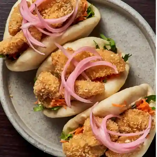 Baos de pollo