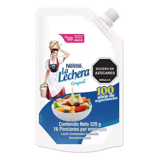 La Lechera Leche Condensada Semidescremada