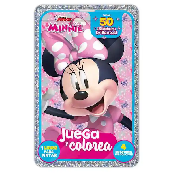 Disney Libro Para Colorear Minnie Dj Juega y Colorea