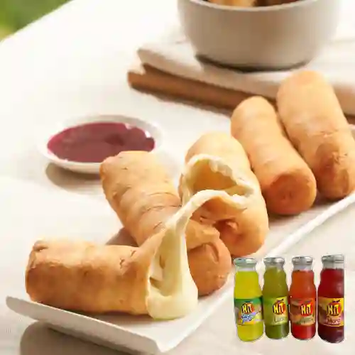 Combo Palito de Queso Grande + Jugos Hit 237 ml