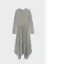 Vestido Latte-A Gris Claro Vigore Talla S Mujer Mango