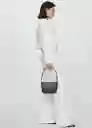 Pantalón Monaco Blanco Talla 34 Mujer Mango