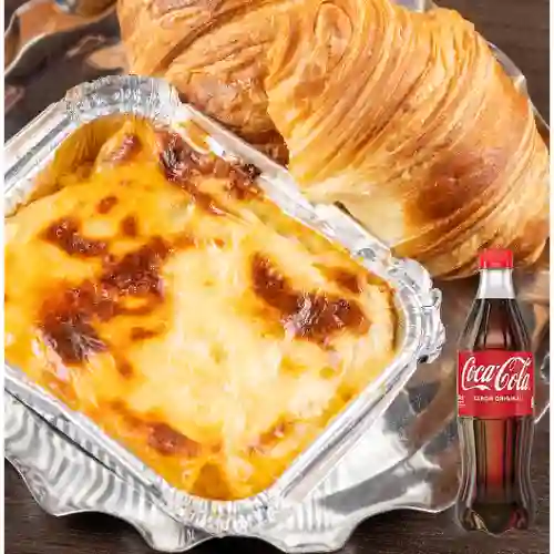 Combo Lasaña Mixta + Coca-cola Sabor Original 500 ml