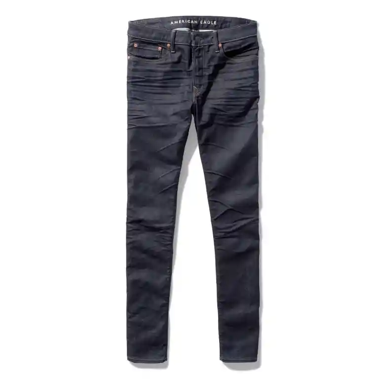 Jean Slim Straight Azul Talla 36 X 30 Hombre American Eagle