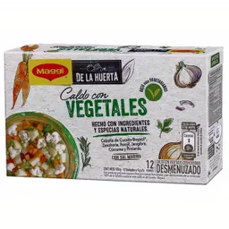 Maggi Caldo con Vegetales de la Huerta Desmenuzado