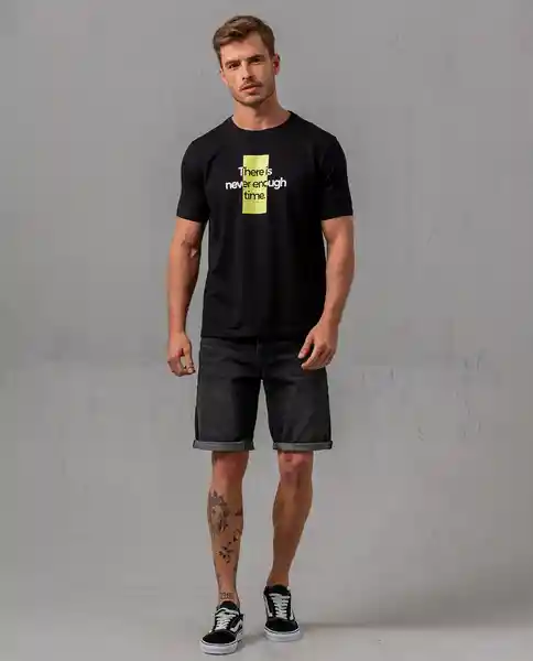 Short Hombre Negro Talla 34 19400734H Rifle