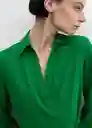 Vestido Bilma6 Verde Talla L Mujer Mango