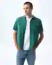 Camisa Hombre Verde Talla L 811G001_VER195420 Americanino