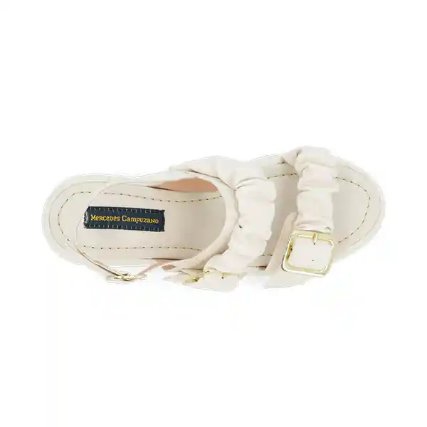 Sandalias Plataforma Ixoro Marfil Talla 38