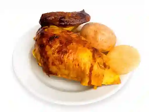 1/4 de Pollo Asado