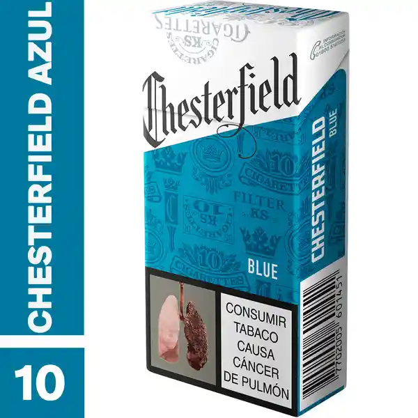 Chesterfield Blue​ X 10 Cigarrillos