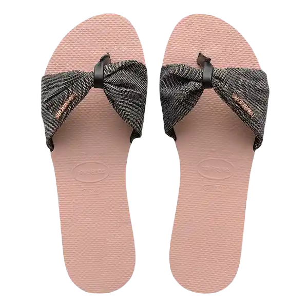 Sandalias Ballet Tropez Shine Rosa T. 34 4145627 Havaianas