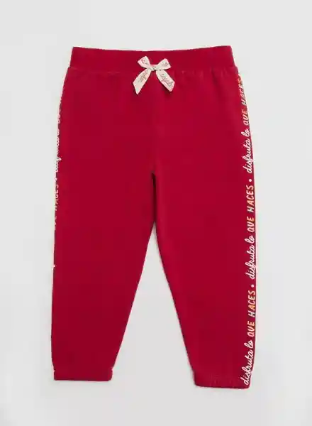 Pantalón Jogger bb Rojo People