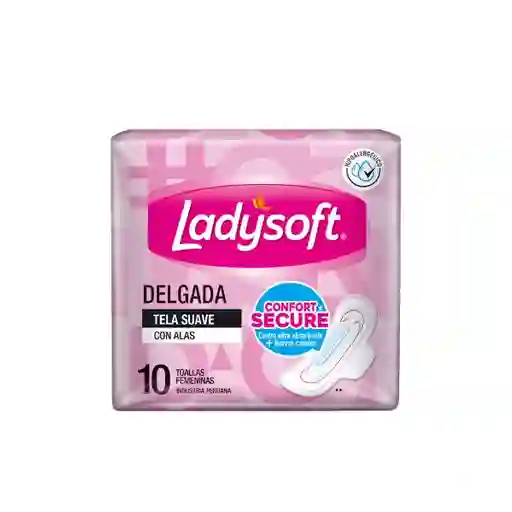 Ladysoft Toalla Femenina Delgada
