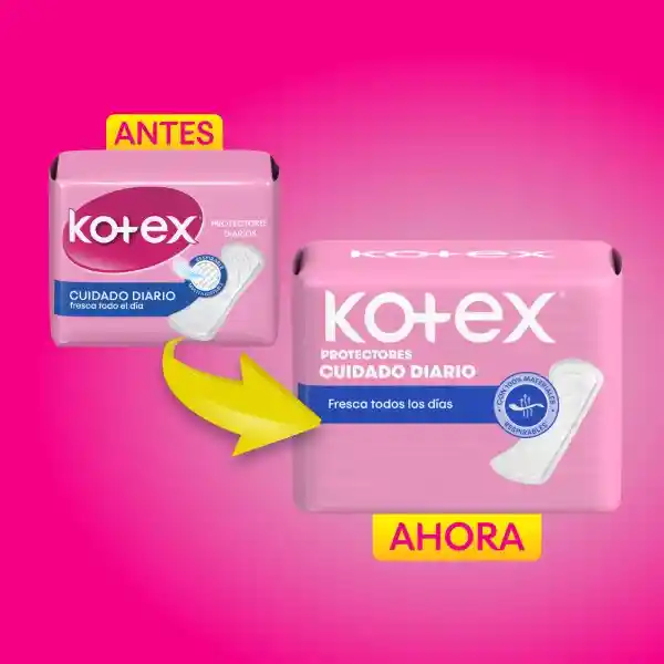 Protectores Kotex Cuidado Diario Super Pack 180 Und