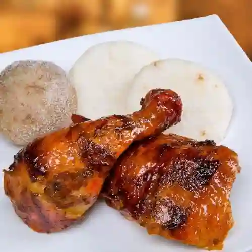 1/4 de Pollo Asado