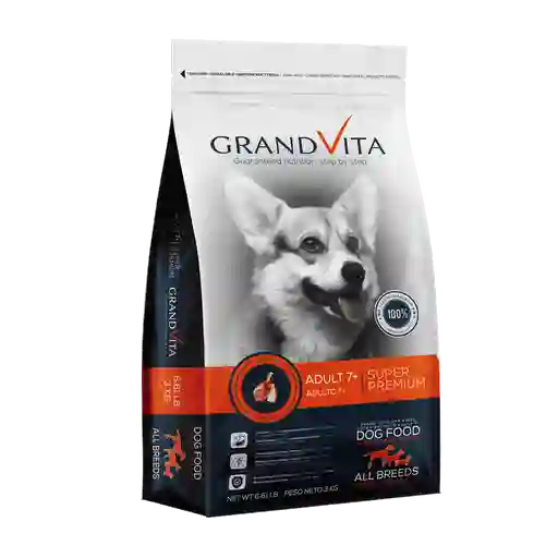 Comida Para Perro Grandvita Adulto Senior 7+