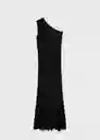 Vestido Asim Negro Talla S Mujer Mango