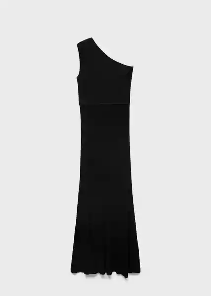 Vestido Asim Negro Talla S Mujer Mango