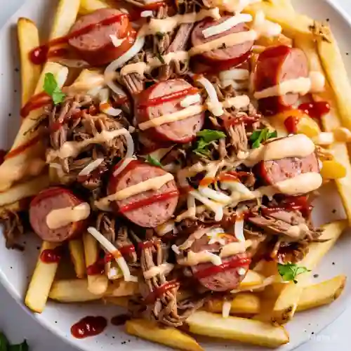 Salchipapa de Carne