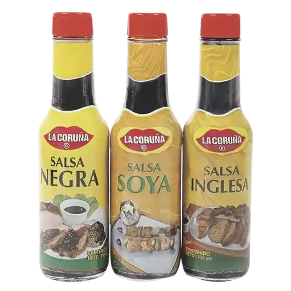 La Coruña Salsa Soya + Inglesa + Negra