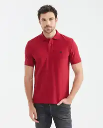 Camiseta Clasic Masculino Rojo Sangria Oscuro L Chevignon