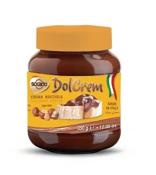 Socado Crema de Chocola Con Avellanas