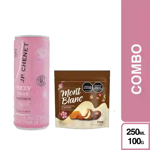 Combo Jp Chenet Aperitivo Rose + Choconueces Almendra MontBlanc