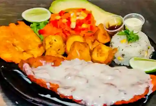 Menú Chuleta Gratinada