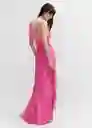 Vestido Nora Fucsia Talla S Mujer Mango