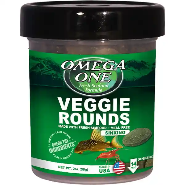 Omega One Alimento Para Pez Veggie Rounds Gambas