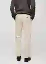Pantalón Pierreb Piedra Talla 40 Hombre Mango