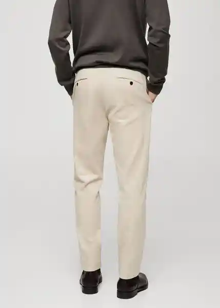 Pantalón Pierreb Piedra Talla 40 Hombre Mango