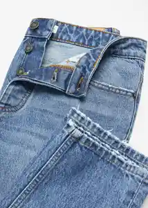 Jean Regfit Tejano Medio Talla 20 Teen Niños Mango