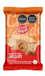 Crem Helado Galleta con Helado Sabor Arequipe