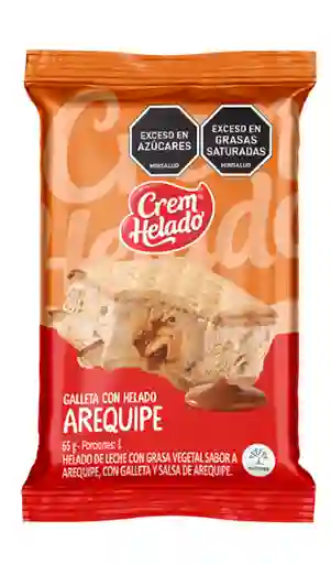 Crem Helado Galleta con Helado Sabor Arequipe