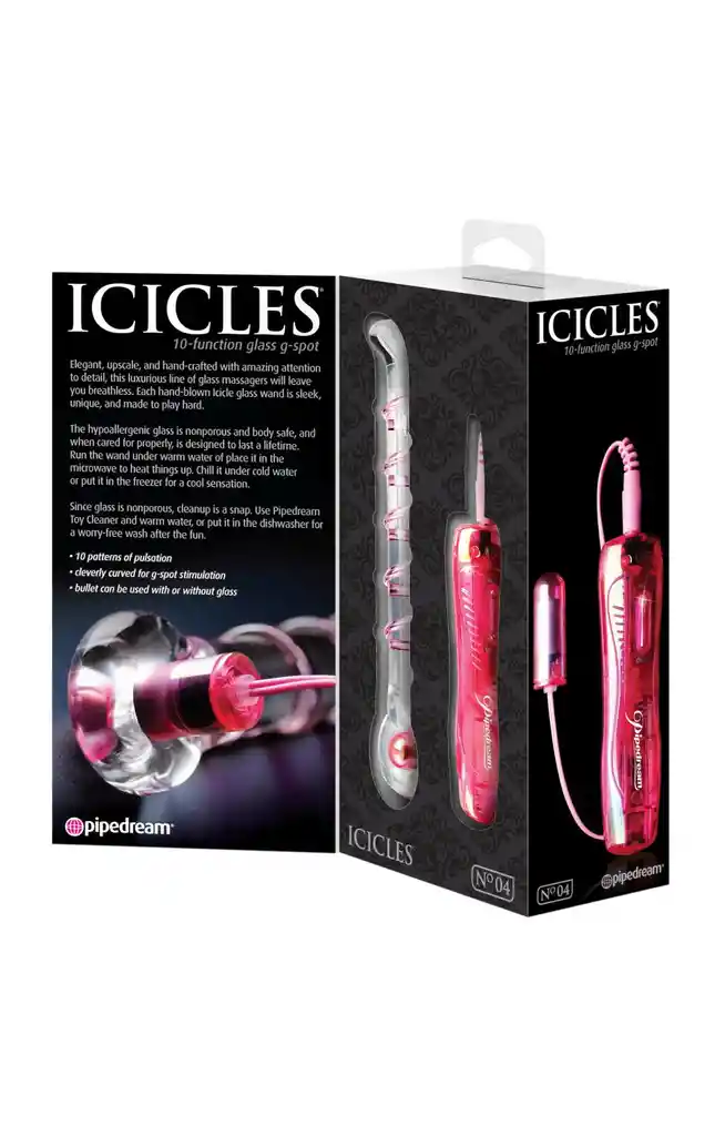 Vibrador Punto G Icicles No. 04 Claro