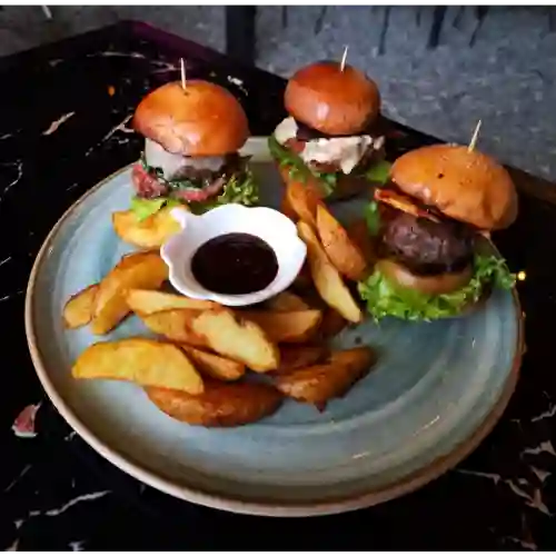 Burger Party (Tres Mini Burgers)