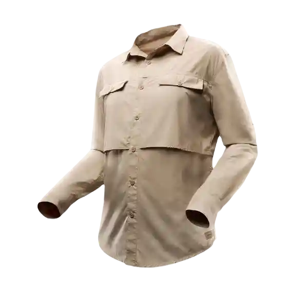 Forclaz Camisa Manga Larga Anti-Rayos uv Para Hombre Talla L